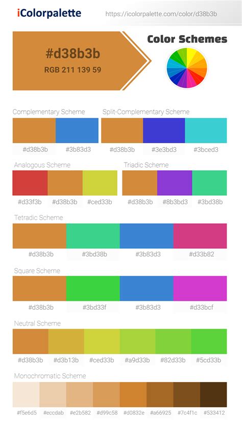 Pantone 16-1140 Tpx Yam Color | Hex color Code #D38B3B information | Hsl | Rgb | Pantone