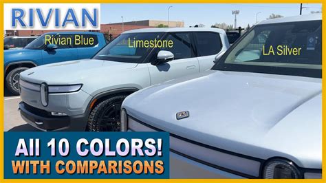 ALL 10 Rivian colors compared! | Rivian Forum - R1T R1S R2 R3 News ...