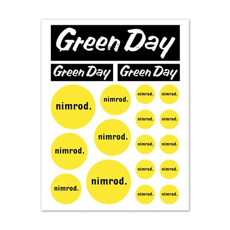 Nimrod Sticker Sheet – Warner Music Australia Store