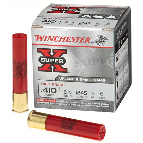 Winchester Super-X Game Load HS .410 Shotshells - 25 Rounds | Academy