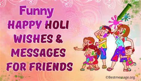 Funny Happy Holi Wishes Messages, Quotes For Friends | Holi wishes messages, Happy holi wishes ...