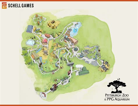 ArtStation - Map and icons for the Pittsburgh Zoo app