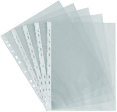 Flipkart.com | SAISAN plastic Document Sleeves, A4 size Waterproof High Quality Transparent ...