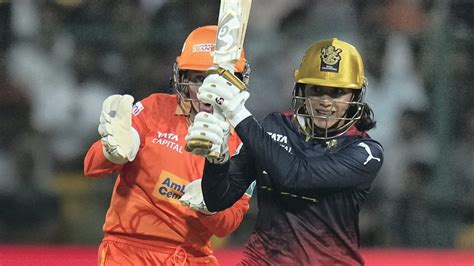 In pics: Smriti Mandhana's batting blitz powers RCB to impressive win over Gujarat Giants at WPL ...