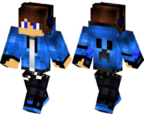 Cool skins blue | Minecraft Skin | Minecraft Hub