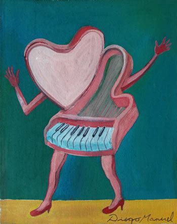 Cuadros de pianos e instrumentos musicales.Paintings of pianos and musical instruments.