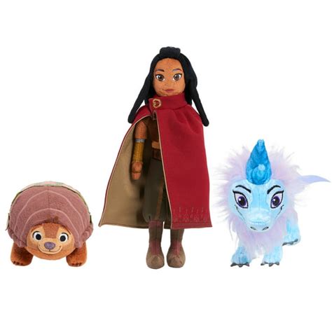 Disney Raya and the Last Dragon Small Plush Bundle Pack, Raya, Tuk Tuk ...