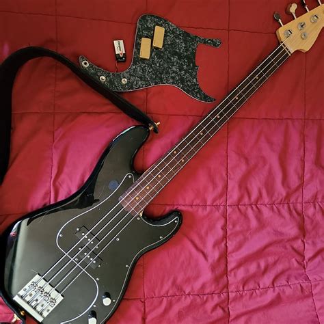 Fender Precision Bass 2014 Black With A Fretless American | Reverb