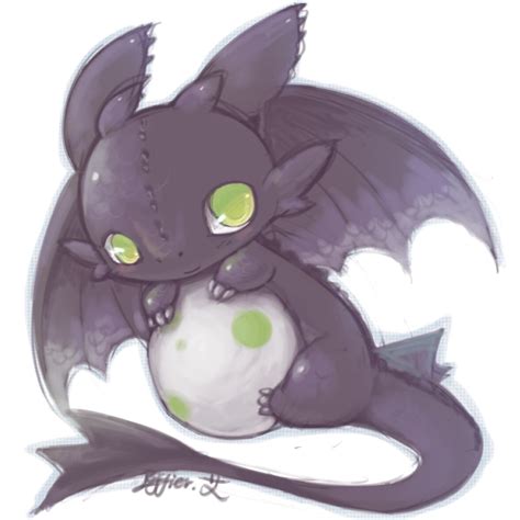 Cute Anime Baby Dragon