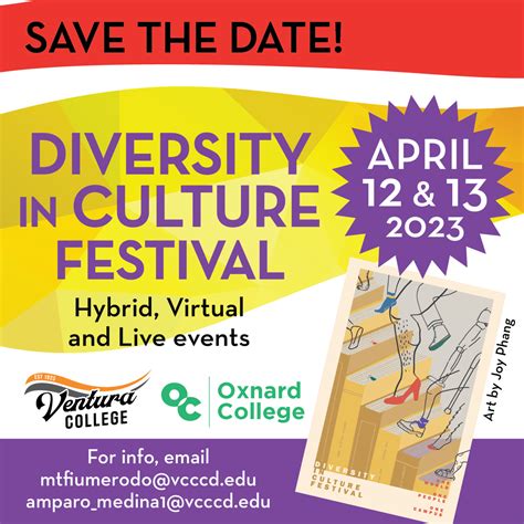 2023 Diversity In Culture Schedule of Events | Ventura College