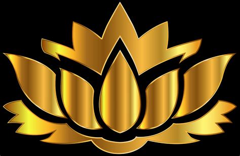 Gold Lotus Flower Logo - LogoDix