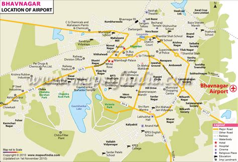 Bhavnagar Airport Map