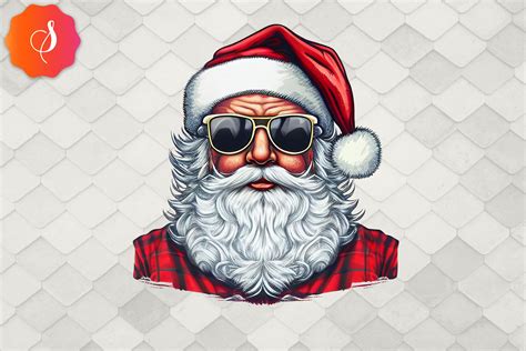 Funny Super Cool Santa Claus Christmas Graphic by Soir.art · Creative ...