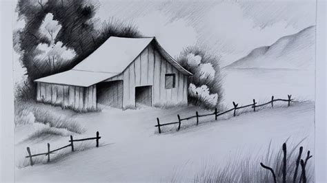 Pencil Drawings Of Landscapes / Gallery Of Pencil Drawings Of Landscape ...