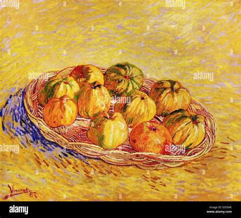 Vincent van Gogh, Still Life with Basket of Apples. 1887. Post ...