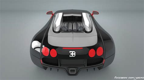 Bugatti veyron back by aXel-Redfield on DeviantArt