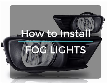 How to Install Fog Lights ? 8 Simple Steps on Bumper Mounting - Care My ...