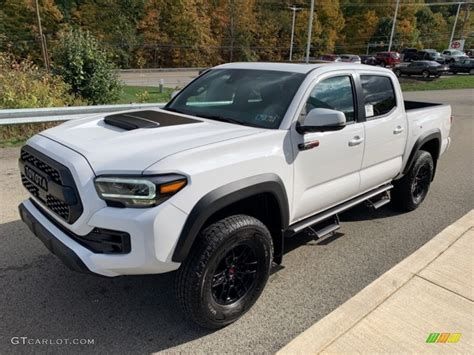 Super White 2020 Toyota Tacoma TRD Pro Double Cab 4x4 Exterior Photo ...