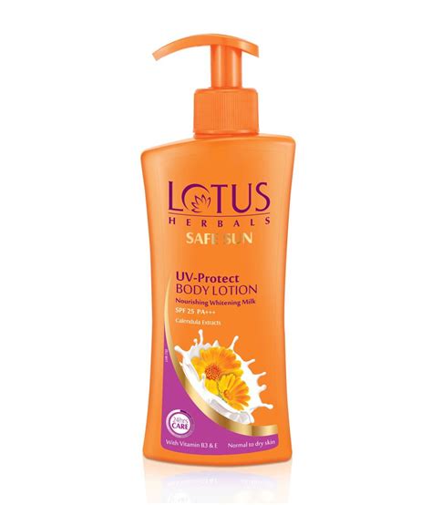 Lotus Herbals Sunscreen UV-protect Body Lotion- 250ml: Buy Lotus ...