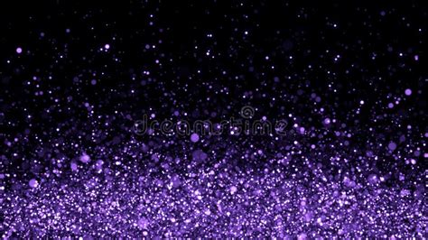 Christmas Background Purple Glitters - 3D Rendered Shining Sparkles Stock Illustration ...