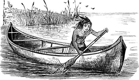 Native American Canoe | Canoe | ClipArt ETC | Canoe, Canoe rack, Canoe seats