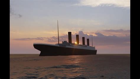 Lumion Titanic Sinking Animation - YouTube