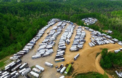 Where RVs Go To Die: Fires, Crashes, Blowouts. What We Learned at an RV Salvage Yard - RV Love