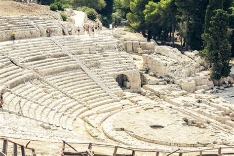 Greek Theatre of Syracuse Siracusa, Ruins of Ancient Monument, Sicily ...