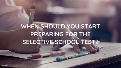 When should you start preparing for the selective school test? // Selective School Tutoring