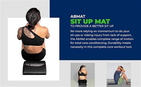 Amazon.com: ABMAT Sit Up Mat- The Original Abdominal and Core Trainer Mat for Full Range of ...