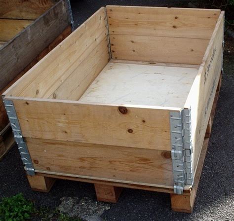 PALLET CRATE SYSTEM WOODEN - IDEAL RAISED PLANTER, LOG STORE, BULK ...