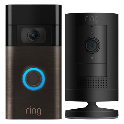 Ring Video Doorbell Smart Wireless WiFi Doorbell Camera With Built-in Battery, 2-Way Talk, Night ...