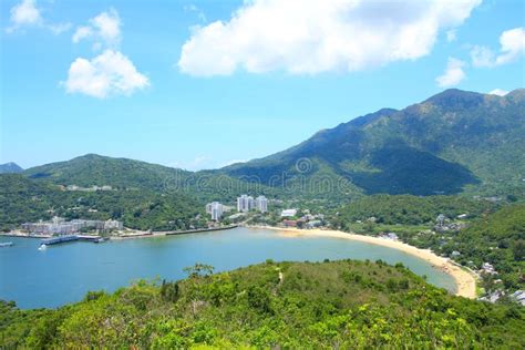 Beautiful Scenery of Mui Wo and Silvermine Beach on Lantau Island, Hong ...