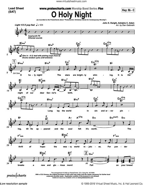 Galbraith - O Holy Night sheet music for concert band (orchestration)