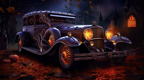 Halloween Car Free Stock Photo - Public Domain Pictures