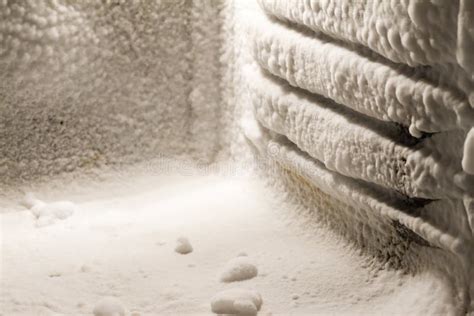 Ice Buildup on Freezer Walls Stock Photo - Image of frost, refrigerator: 17141470