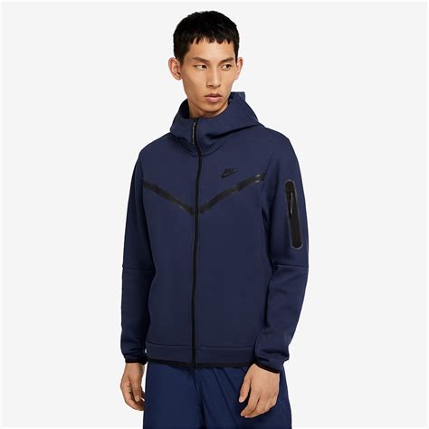 Nike Sportswear Tech Fleece Jacket - Midnight Navy/White - Tops - Mens Clothing | Pro:Direct Running