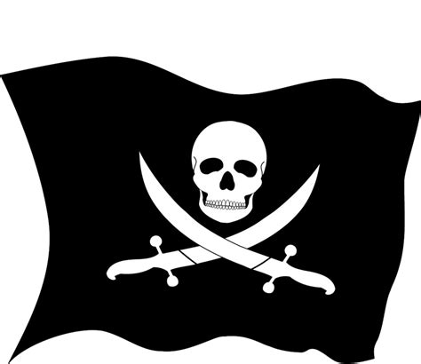 Jolly Roger Piracy Flag Clip art - Pirate flag PNG png download - 800*693 - Free Transparent ...