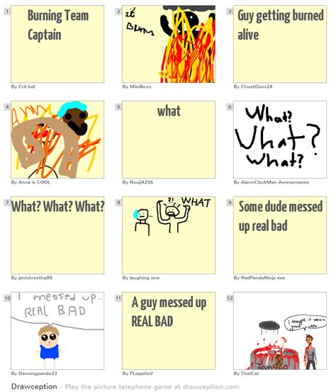 Burning Team Captain - Drawception