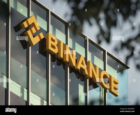 Malta - December 11, 2022: Binance logo on the facade of the ...