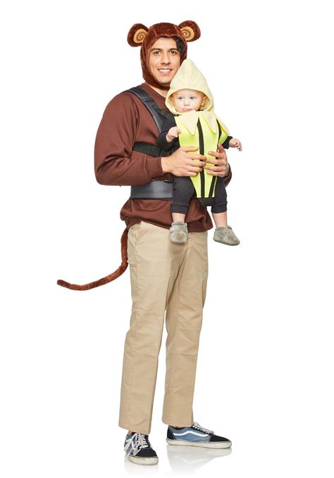 Banana and Monkey Baby Carrier Costume