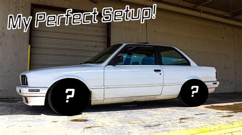 New wheels for the BMW E30! The perfect fitment - YouTube