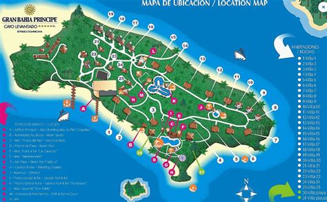 Resort Map | Cayo Levantado Resort | Samana, D.R.