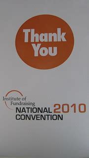 Thank you card to sponsors | From Institute of Fundraising a… | Flickr