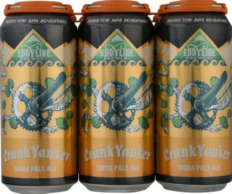 Eddyline Brewery Crank Yanker IPA Beer, 6 cans / 12 fl oz - Fred Meyer