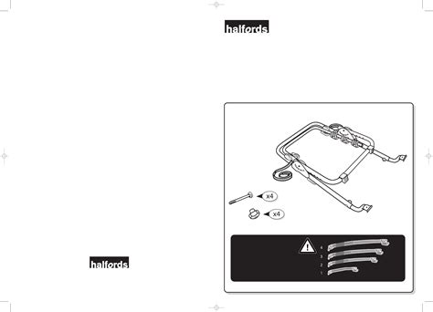 Halfords Bike Rack Bike Rack User Guide | ManualsOnline.com