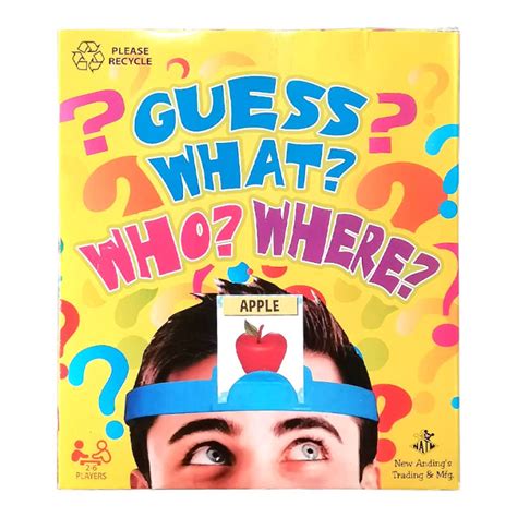 Guess What? Who? Where? Guess Who? Learning Game Pinoy Henyo | Lazada PH