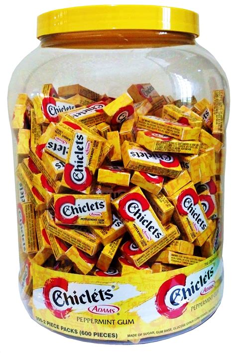 Buy Chiclets Adams the Original Candy Coated Gum Peppermint Flavor - 1 ...