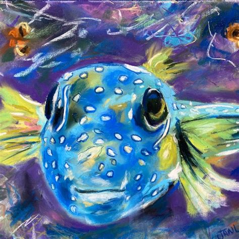 Whimsical Fish Art - Etsy