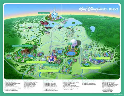 Disney World Resort Map - 2019 Tpe Community Conference2019 Tpe - Walt Disney Florida Map | Free ...